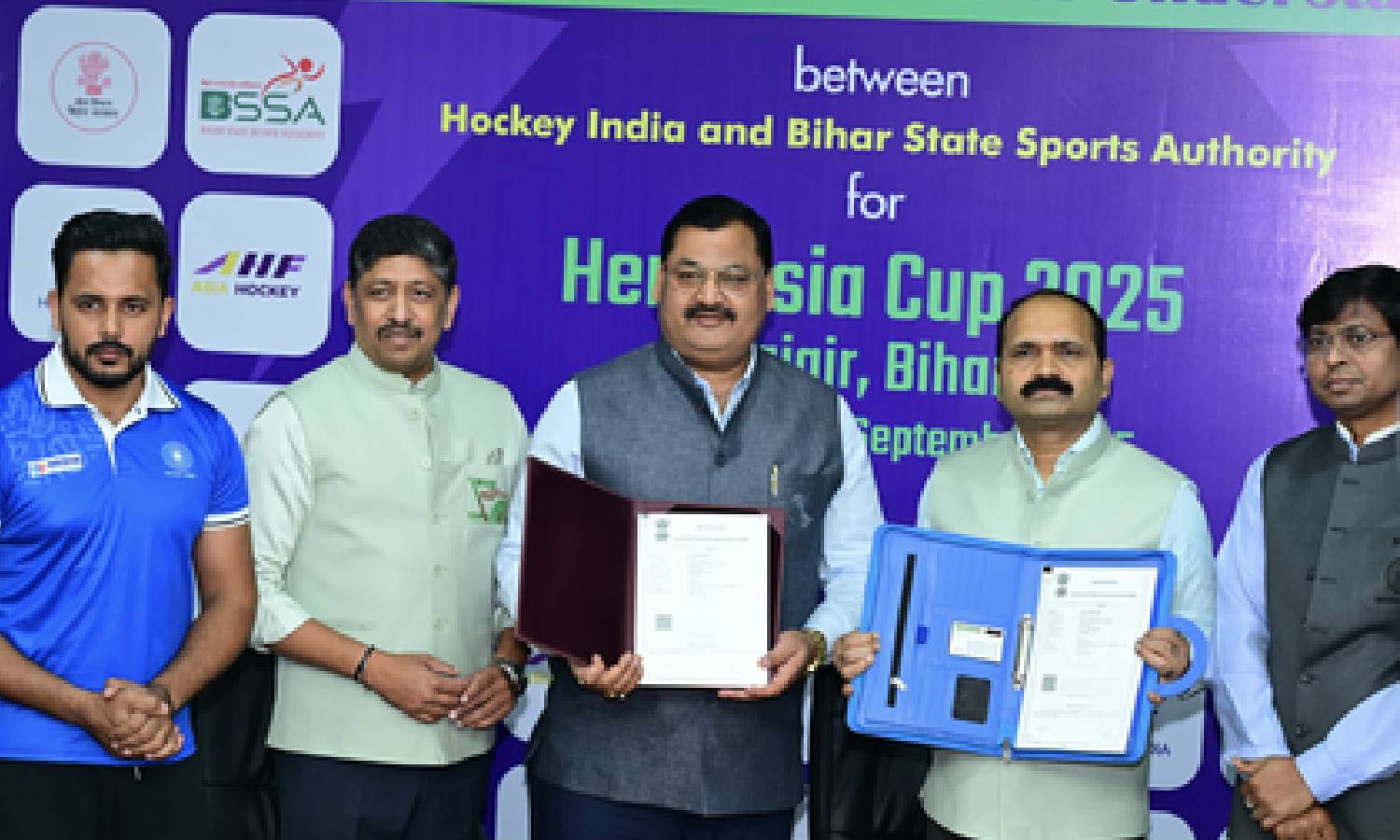 Rajgir to host mens Asia Cup, Hockey India signs MoU with Bihar Sports Authority