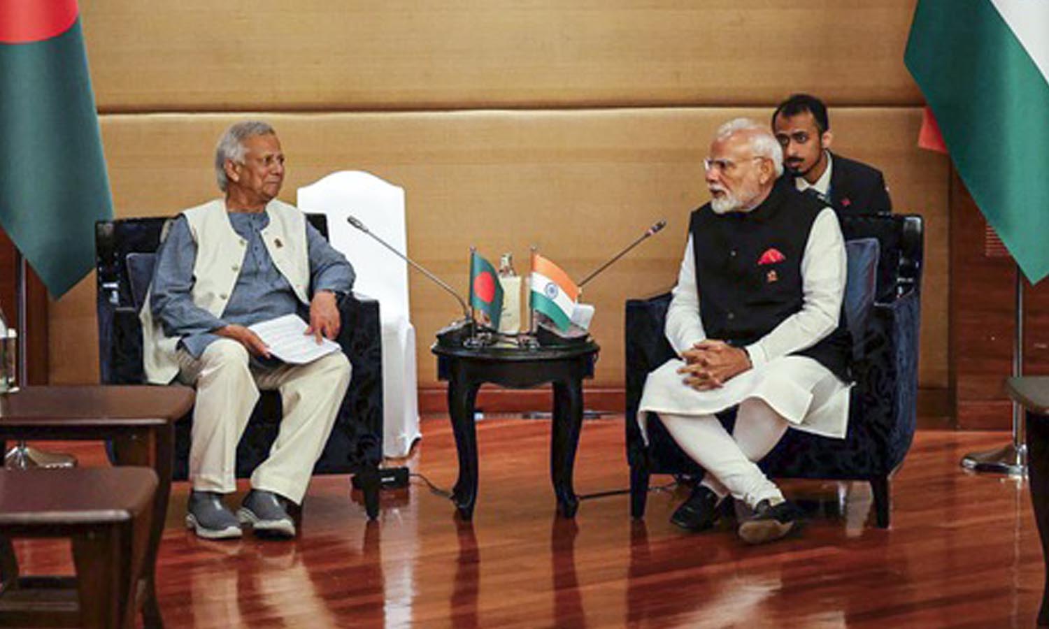 Bangladesh version of Modi-Yunus meeting malicious Bangladesh version of Modi-Yunus meeting malicious
