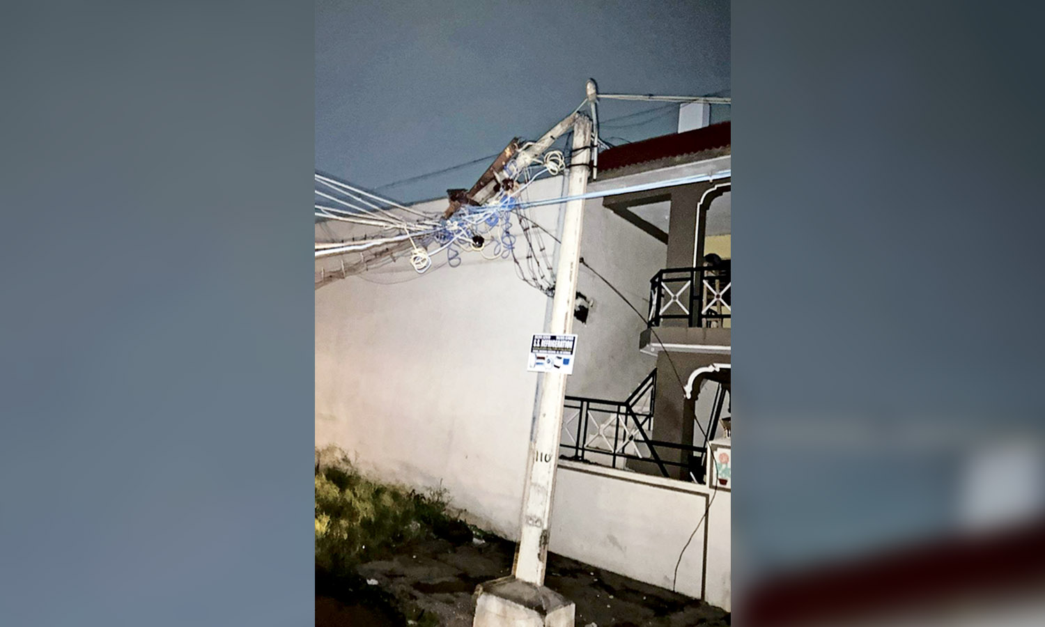 Many areas in Tirupur reel in darkness after rain damage to electric posts Many areas in Tirupur reel in darkness after rain damage to electric posts
