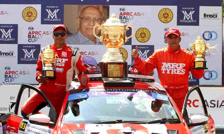 Karna triumphs at MIC, bags APRC title Karna triumphs at MIC, bags APRC title
