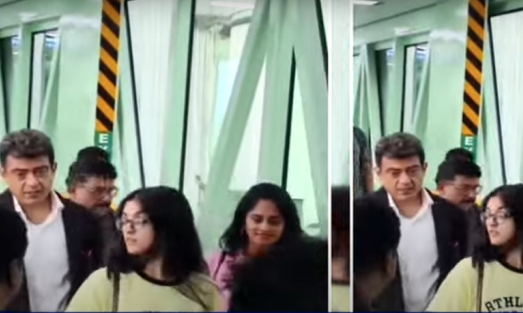 WATCH: Ajith Kumar flies to Delhi with family to collect Padma Bhushan award WATCH: Ajith Kumar flies to Delhi with family to collect Padma Bhushan award