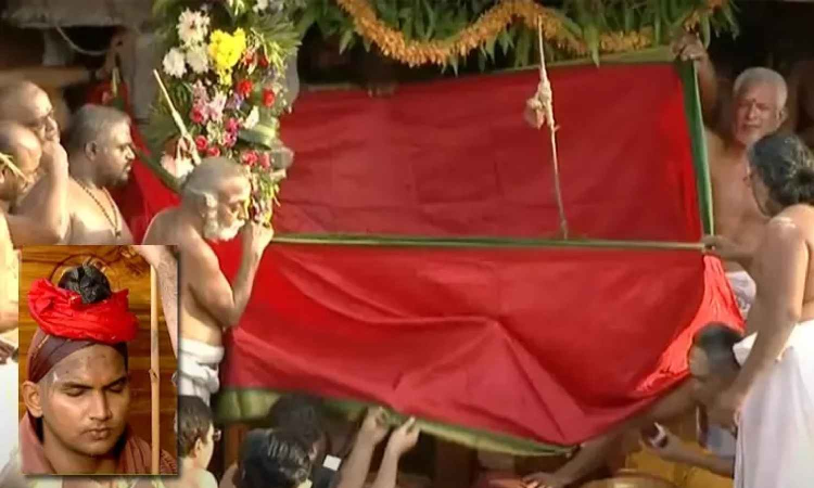 25-year-old Rig Vedic scholar Satya Chandrashekarendra anointed as junior pontiff of Kanchi Kamakoti Peetam 25-year-old Rig Vedic scholar Satya Chandrashekarendra anointed as junior pontiff of Kanchi Kamakoti Peetam