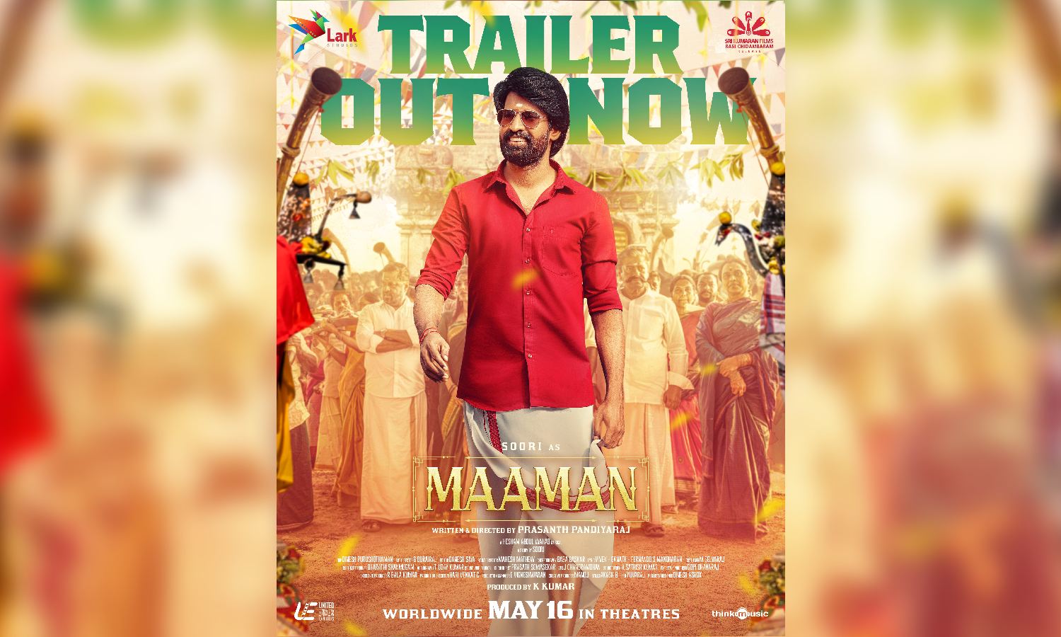 Soori portrays a loving uncle in Maaman trailer