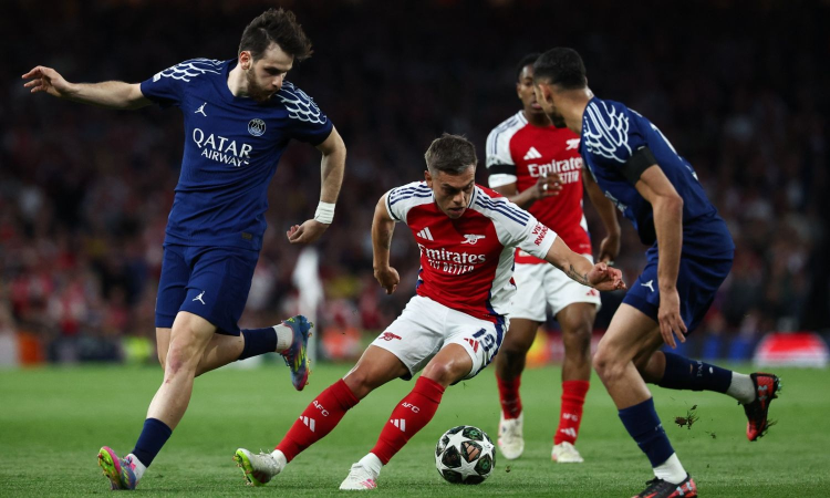 Champions League: Advantage PSG as Dembele seals narrow win at Arsenal Champions League: Advantage PSG as Dembele seals narrow win at Arsenal