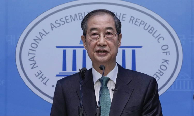 South Koreas ex-Prime Minister Han says he will seek presidency in June election South Koreas ex-Prime Minister Han says he will seek presidency in June election