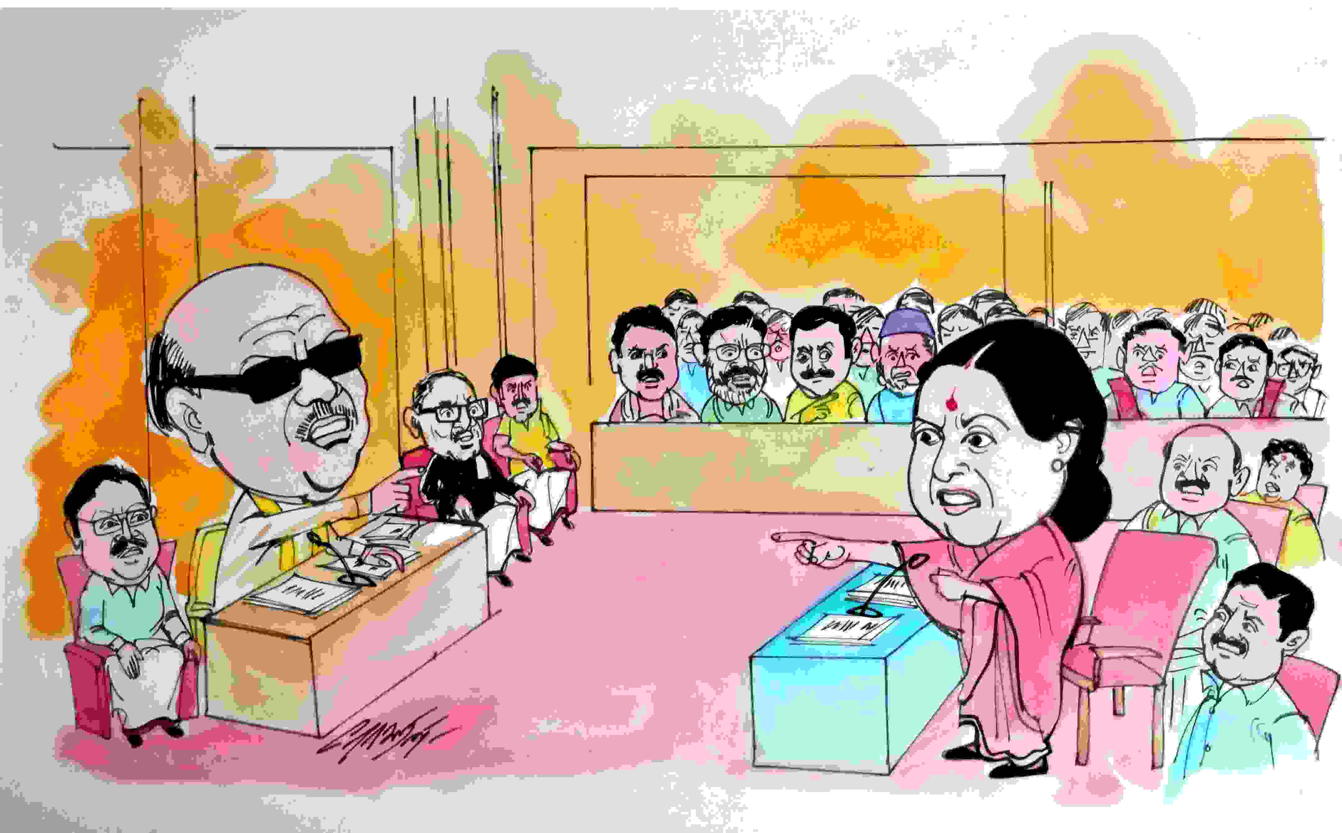 Political cartoon by Kumar Political cartoon by Kumar