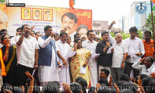 TN BJP stages protest condemning Palahgam attack, asks state govt to deport illegal immigrants