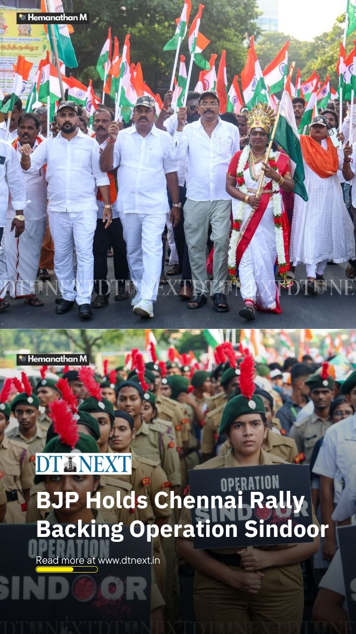 BJP Holds Chennai Rally Backing Operation Sindoor