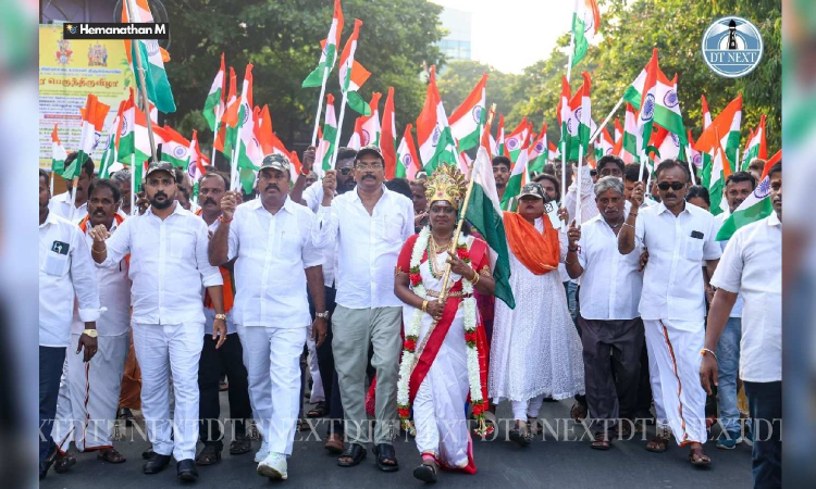 PM Modi’s India is strong, sovereign, bold: TN BJP chief Nainar at Tricolour rally PM Modi’s India is strong, sovereign, bold: TN BJP chief Nainar at Tricolour rally