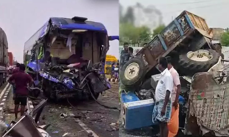 Road accident near Karur: 4 dead, including 8-year-old girl Road accident near Karur: 4 dead, including 8-year-old girl