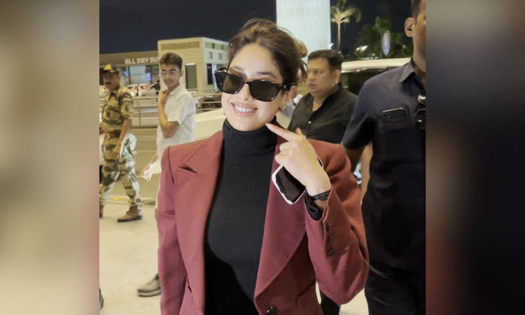 Janhvi Kapoor sets off for Cannes in style Janhvi Kapoor sets off for Cannes in style