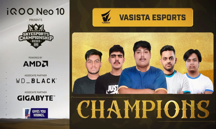 Vasista Esports wins Skyesports BGMI title Vasista Esports wins Skyesports BGMI title