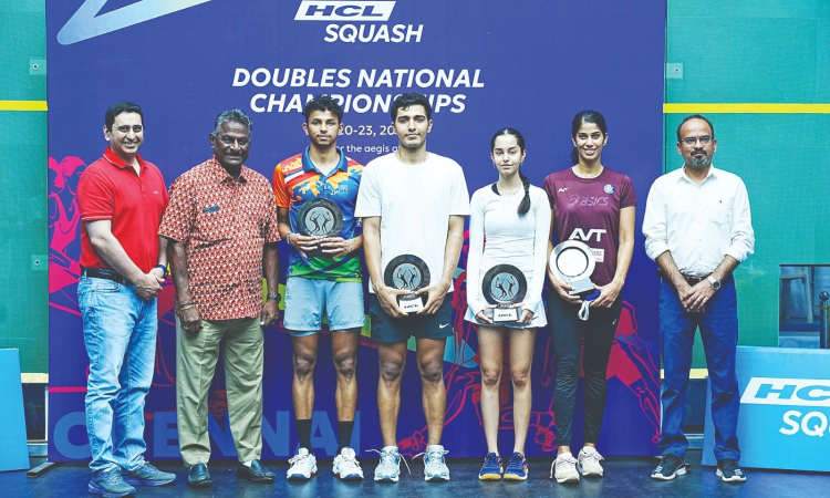 Abhay, Anahat win big at Squash Doubles Nationals Abhay, Anahat win big at Squash Doubles Nationals