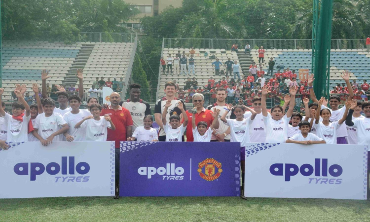 Man Utd players launch grassroots event in India Man Utd players launch grassroots event in India