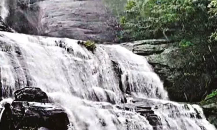 Sixth day of bathing ban at Courtallam waterfalls; tourists disappointed Sixth day of bathing ban at Courtallam waterfalls; tourists disappointed