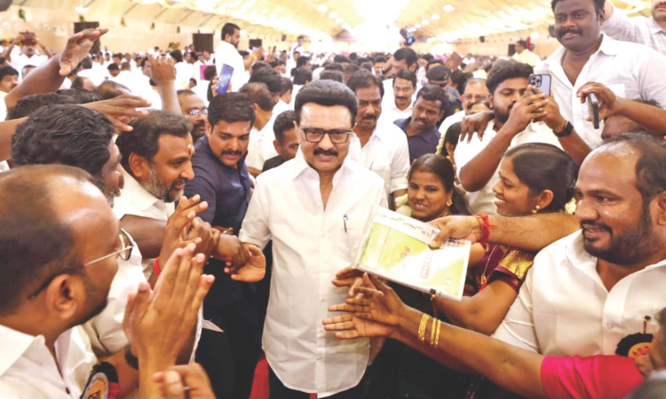 AIADMK fully under controlof BJP, alleges CM Stalin AIADMK fully under controlof BJP, alleges CM Stalin