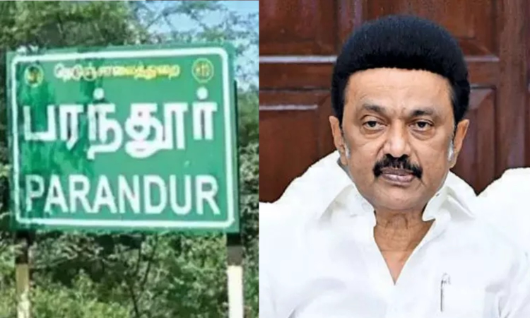 CM Stalin holds key meeting on Parandur airport project CM Stalin holds key meeting on Parandur airport project