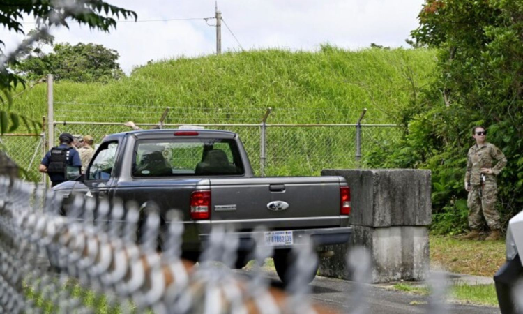 Explosion at US air base in southern Japan injures 4 Japanese soldiers Explosion at US air base in southern Japan injures 4 Japanese soldiers