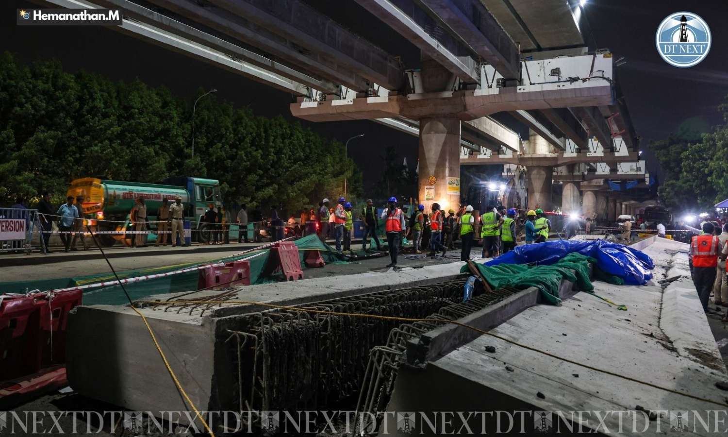 CMRL concrete beam collapse: It took 5 hours to retrieve man’s body crushed under girder