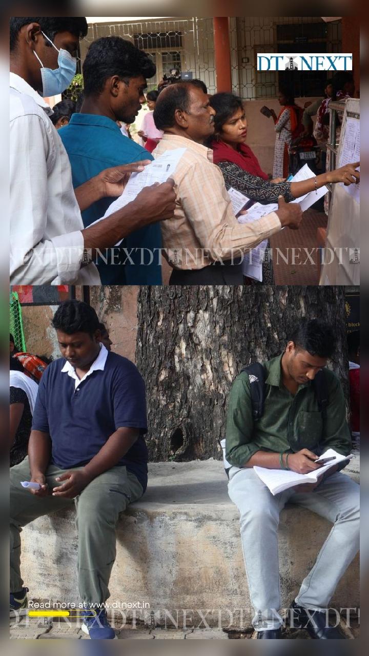 TNPSC and UPSC aspirants appeared for examination at Chennai school