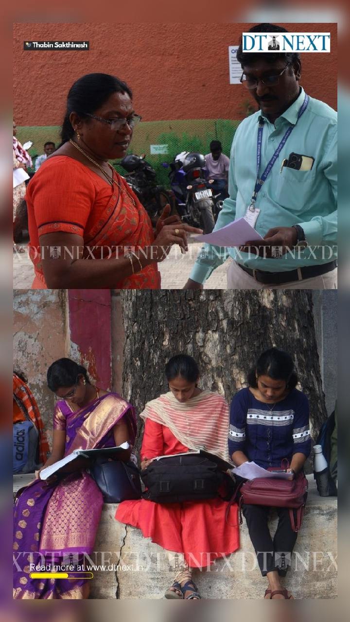 TNPSC and UPSC aspirants appeared for examination at Chennai school