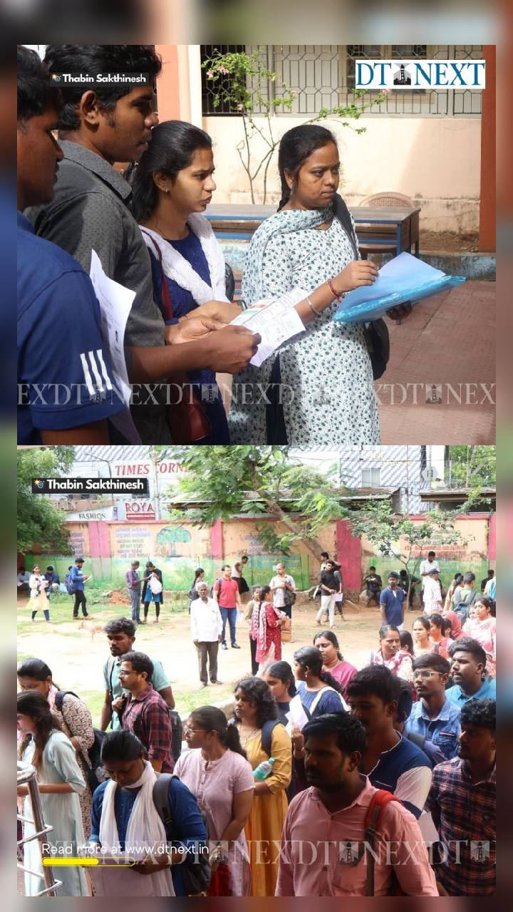 TNPSC and UPSC aspirants appeared for examination at Chennai school
