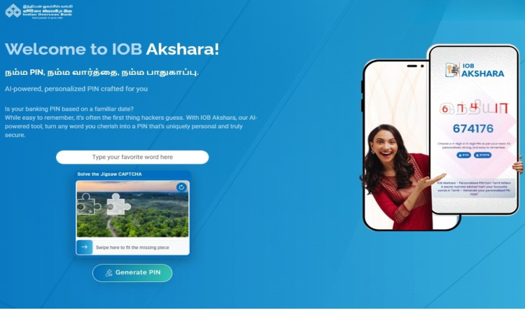 IOB launches ‘Akshara’ portal for secure Tamil-based debit card PIN generation IOB launches ‘Akshara’ portal for secure Tamil-based debit card PIN generation