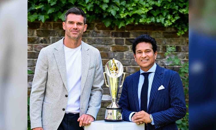 Anderson-Tendulkar Trophy unveiled ahead of India-England five-Test series Anderson-Tendulkar Trophy unveiled ahead of India-England five-Test series