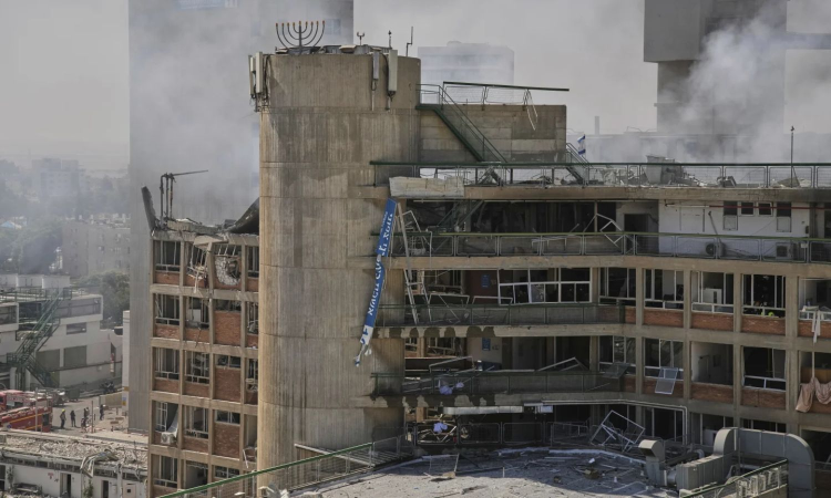 Iranian missiles hit hospital, wound over 200, Israel threatens Irans top leader Iranian missiles hit hospital, wound over 200, Israel threatens Irans top leader
