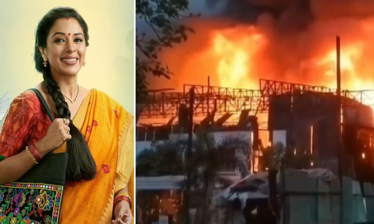 Fire breaks out on Anupamaa TV show set in Mumbais Film City Fire breaks out on Anupamaa TV show set in Mumbais Film City