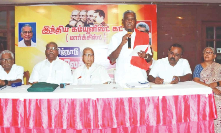 CPM state committee meet resolves to make general strike success CPM state committee meet resolves to make general strike success