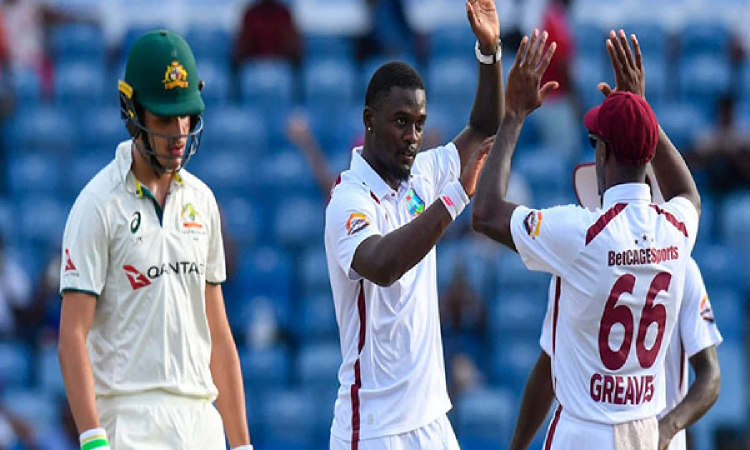 West Indies battle hard to stay in contention despite Australias first-innings lead West Indies battle hard to stay in contention despite Australias first-innings lead
