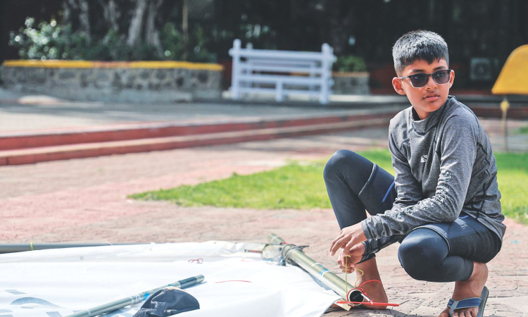 12-year-old Krishna charts golden course in Indian Sailing 12-year-old Krishna charts golden course in Indian Sailing