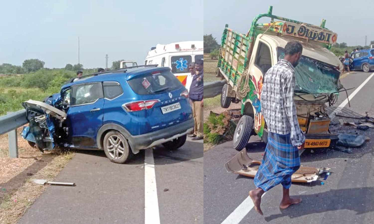 Family of 4 from Chennai die in Thanjavur mishap Family of 4 from Chennai die in Thanjavur mishap