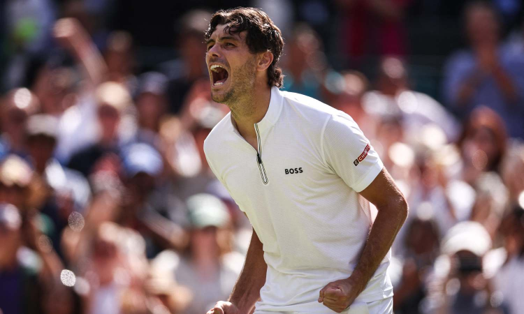 Fritz overcomes Khachanov to reach Wimbledon SFs Fritz overcomes Khachanov to reach Wimbledon SFs