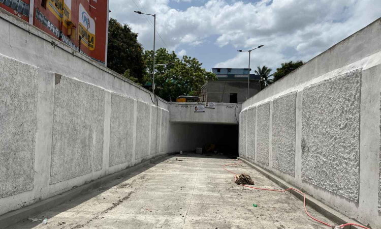Chennai Corporation set to open Boja Raja Nagar subway alleviating 60 years of plight Chennai Corporation set to open Boja Raja Nagar subway alleviating 60 years of plight