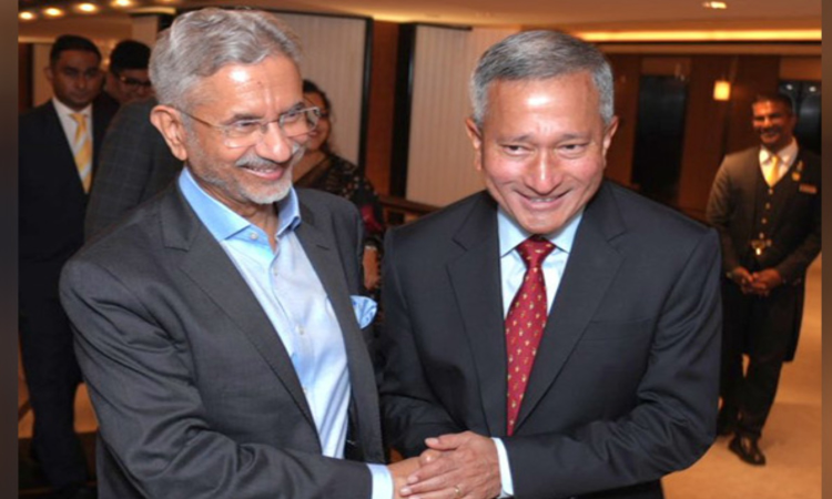 Jaishankar meets Singapores counterpart Vivian Bala, says Singapore is at heart of Indias Act East Policy Jaishankar meets Singapores counterpart Vivian Bala, says Singapore is at heart of Indias Act East Policy