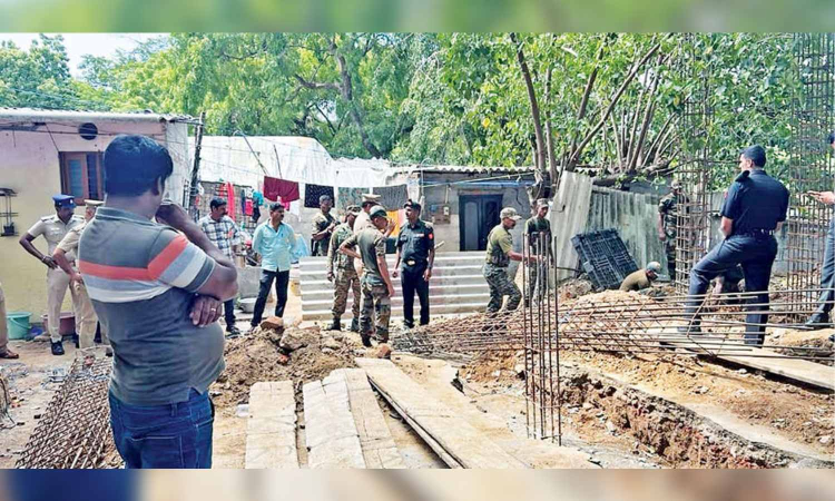 Chennai: Soldiers tear down temple extension on army land