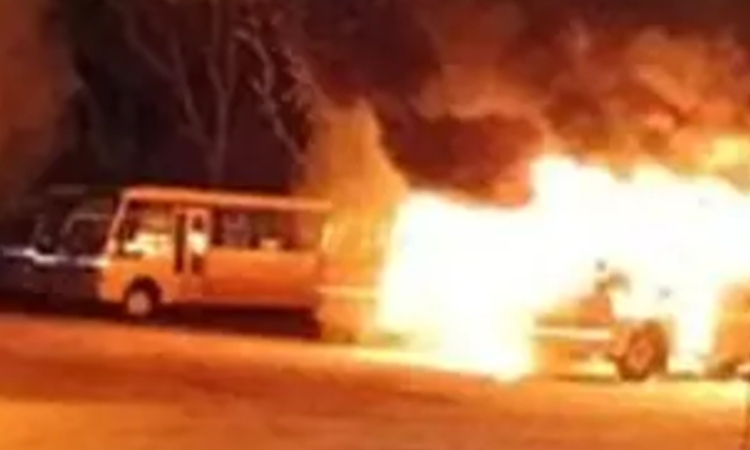 College student arrested for setting fire to school buses in Tirunelveli College student arrested for setting fire to school buses in Tirunelveli