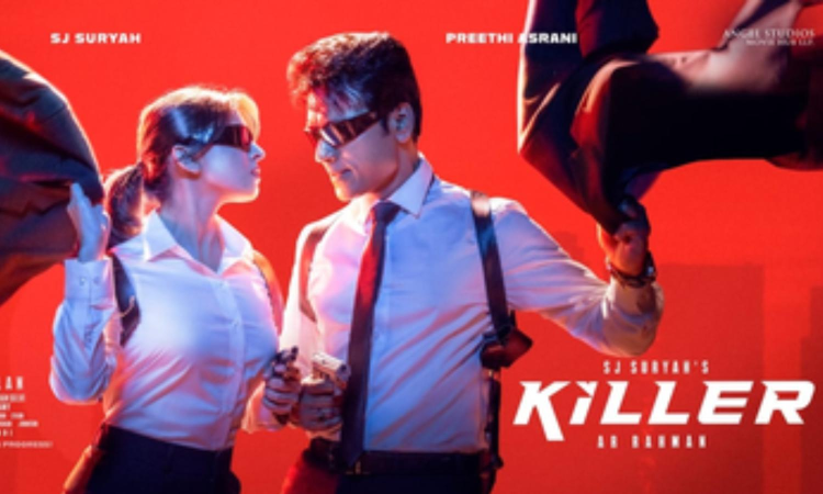 Thrilled with response to films first look, S J Suryah releases bonus look of Killer Thrilled with response to films first look, S J Suryah releases bonus look of Killer