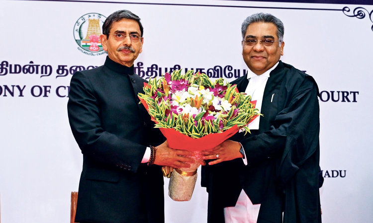 Justice Manindra Mohan Shrivastava sworn in as Chief Justice of Madras High Court Justice Manindra Mohan Shrivastava sworn in as Chief Justice of Madras High Court