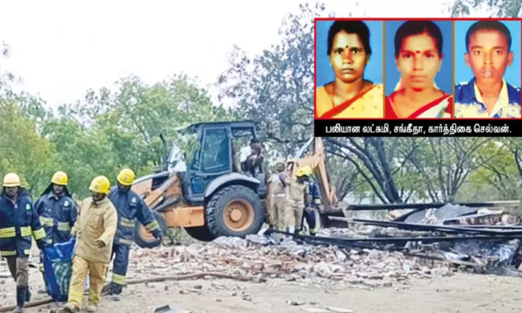 Sivakasi firecracker unit blast: Manager, foreman arrested; owner absconding Sivakasi firecracker unit blast: Manager, foreman arrested; owner absconding