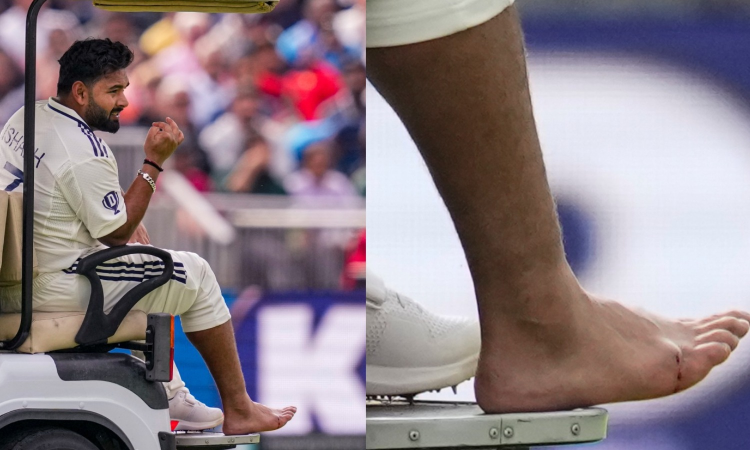 Rishabh Pant out of England series with fractured toe Rishabh Pant out of England series with fractured toe