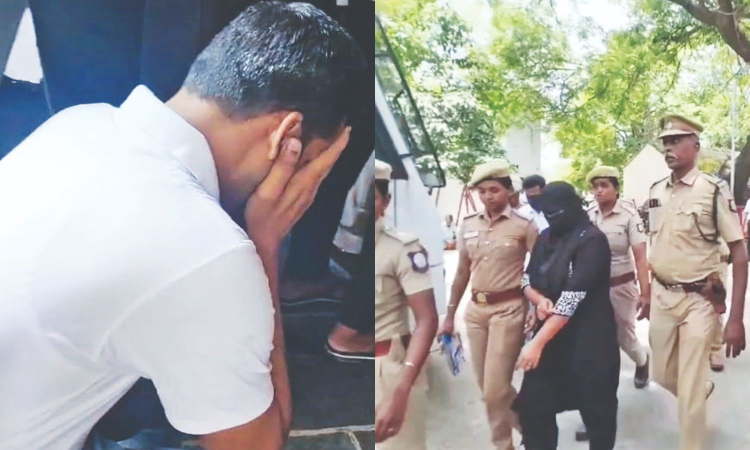 Kancheepuram Insta star, lover get jail till death for killing her two kids Kancheepuram Insta star, lover get jail till death for killing her two kids