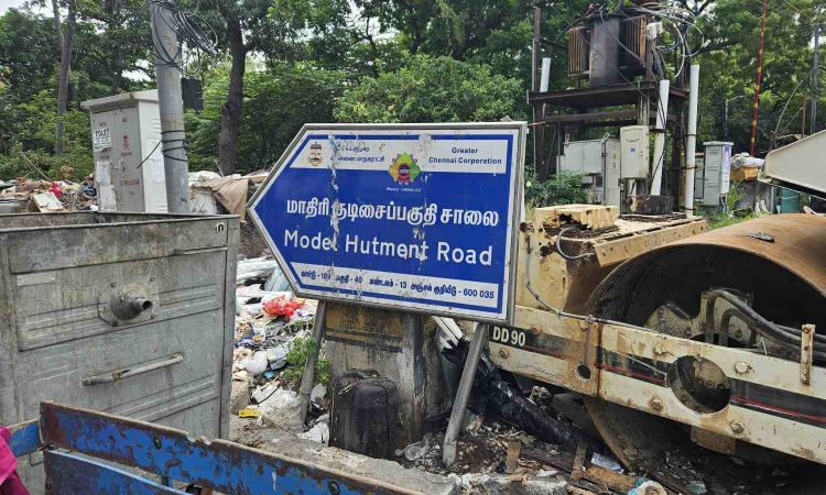 Chennai Citizen Connect: Model Hutment Road turns into dumping yard; residents cry foul