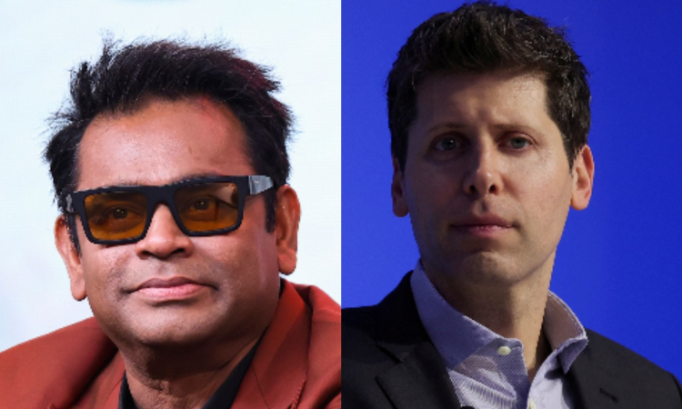 A R Rahman meets Sam Altman to discuss virtual global band Secret Mountain A R Rahman meets Sam Altman to discuss virtual global band Secret Mountain