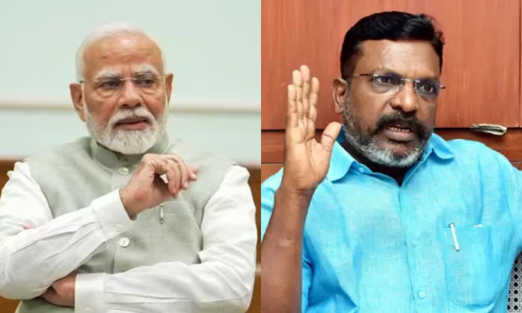 AIADMK ex-min casting aspersions on Thiruma’s presence in Modi event exposes bid to rock smooth sailing DMK alliance: VCK leader AIADMK ex-min casting aspersions on Thiruma’s presence in Modi event exposes bid to rock smooth sailing DMK alliance: VCK leader