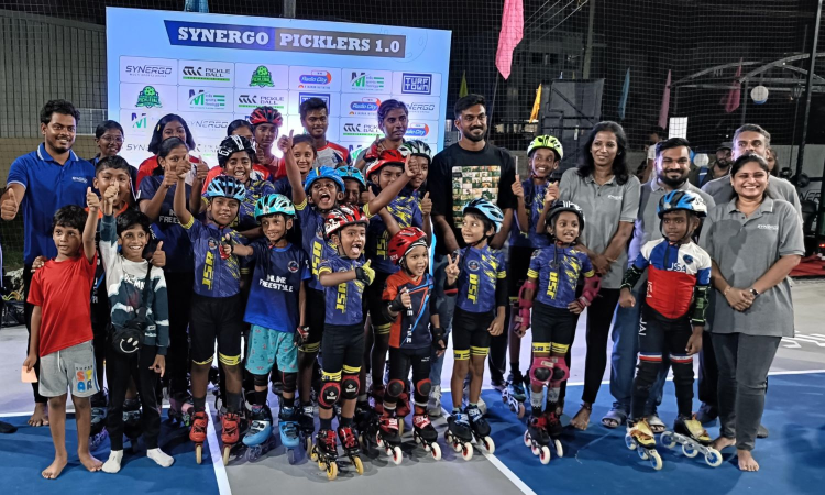 CSK all-rounder Vijay Shankar inaugurates new multi sports arena in Chennai CSK all-rounder Vijay Shankar inaugurates new multi sports arena in Chennai