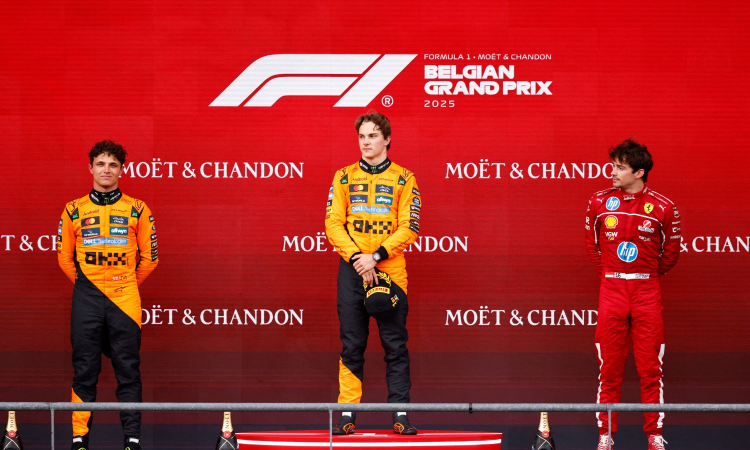 Piastri beats Norris in rain-hit Belgian Grand Prix Piastri beats Norris in rain-hit Belgian Grand Prix