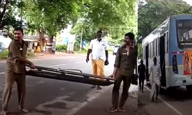 Door of moving govt bus comes loose, falls on Pollachi–Valparai road Door of moving govt bus comes loose, falls on Pollachi–Valparai road